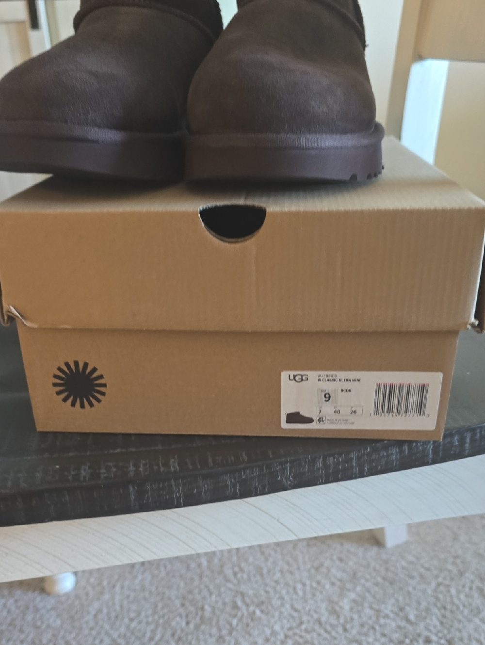 UGG Mini Boot in Dark Brown